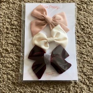 Brand new Little Poppy Co bows